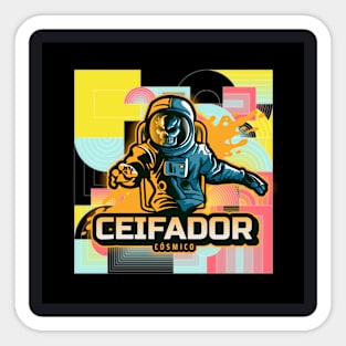 CEIFADOR cosmico Sticker